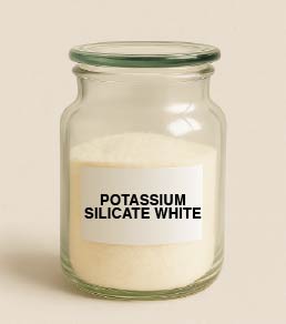Potassium silicate white